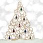 Preview: Blätter Adventszeit Weihnachtsbaum geschenk für Schöne zeit